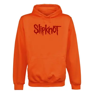 Sweat-shirt à capuche de Slipknot - Shattered Logo - S à XXL - pour Homme - orange