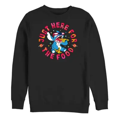 Sweat-shirt Disney de Lilo & Stitch - Stitch Pizza - S à - pour Femme - noir