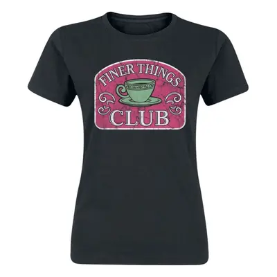 T-Shirt Manches courtes de The Office - Finer Things Club - S à XXL - pour Femme - noir