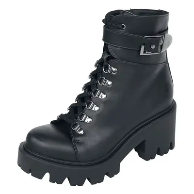 Bottes Gothic de Altercore - Enid Vegan - EU36 - pour Femme - noir