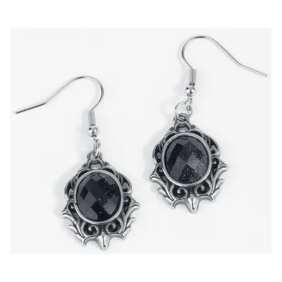 Boucles d'oreilles Gothic de etNox hard and heavy - Galaxis - pour Femme - argent/bleu