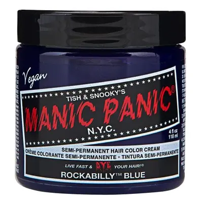 Teinture pour cheveux Fun de Manic Panic - Rockabilly Blue - Classic - pour Unisexe - bleu