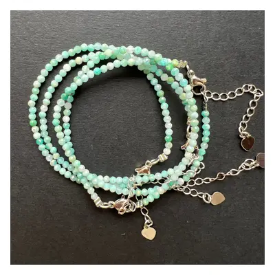 Bracelet amazonite 2 mm