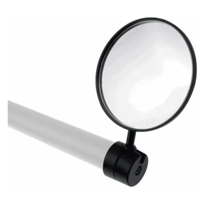 Miroir de guidon universel noir Ø75 mm avec bras articulé et fixation expander