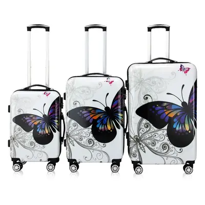 Lot 3 valises 42L 66L 98L Butterfly renforcées avec verrou