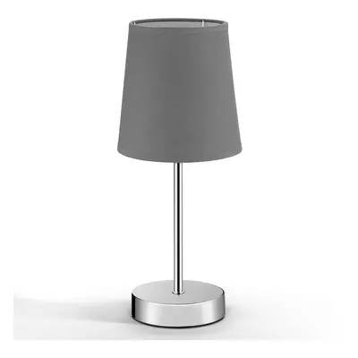 Lampe de chevet avec abat-jour gris