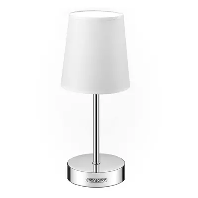 Lampe de chevet avec abat-jour blanche