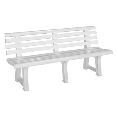 Banc de jardin Orchidee 145x49x74 cm blanc