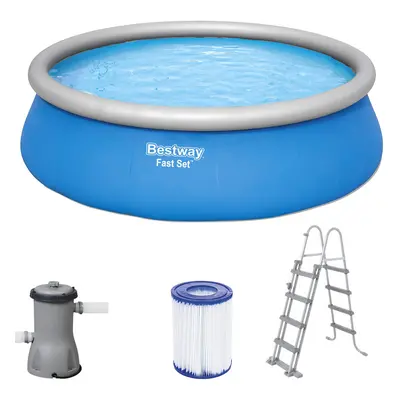 Piscine Fast Set Ø457cm avec pompe filtration et échelle