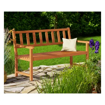 Banc de jardin Kensington en bois d'acacia 120x50x90cm