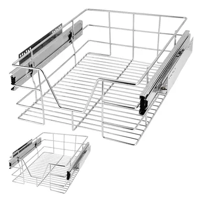 2x Tiroir téléscopique rangement pour meuble de 40cm