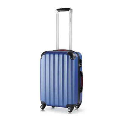 Valise rigide L bleu 40x25x60cm avec serrure