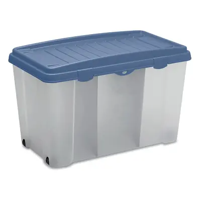 Boîte de rangement plastique Family Bleu 80x47x51cm