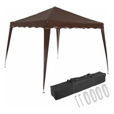 Tonnelle Capri marron 3x3m Pop-Up pliable