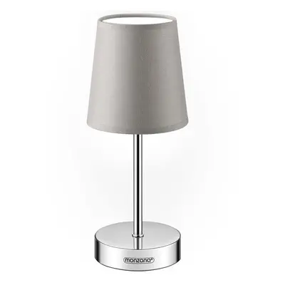 Lampe de chevet avec abat-jour taupe