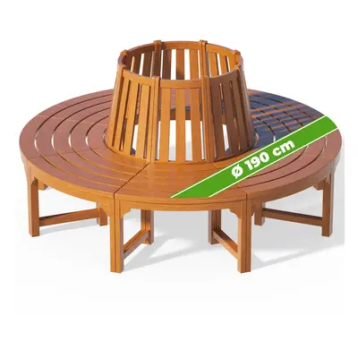 Banc de jardin 190cm en bois d'eucalyptus