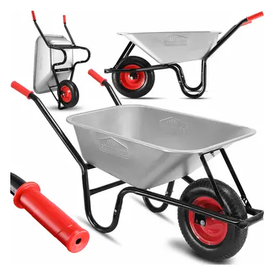 Brouette de jardin 100L chariot transport feuilles