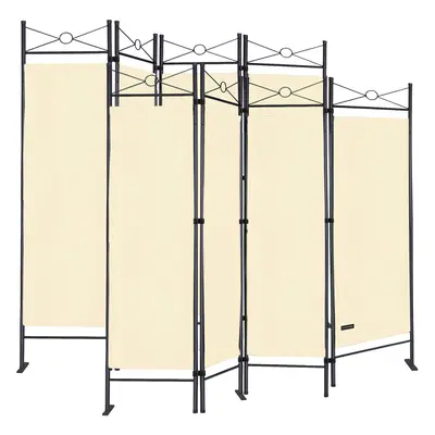 Set de 2 paravents Lucca crème 180x163cm