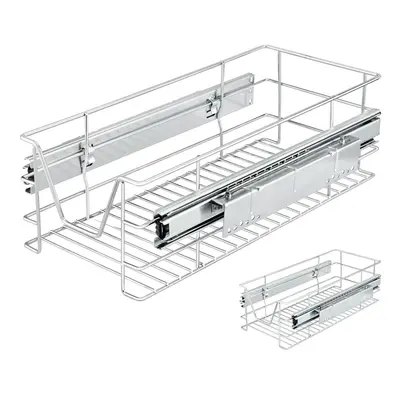 2x Tiroir téléscopique rangement pour meuble de 30cm