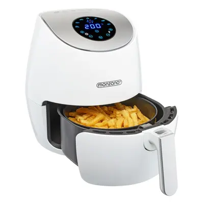 Friteuse sans huile 9en1 blanche 1500W 3,6L écran digital