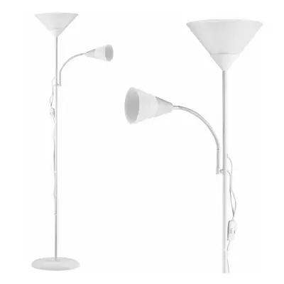 Lampe orientable "Alissa"" 175 cm - Blanc"