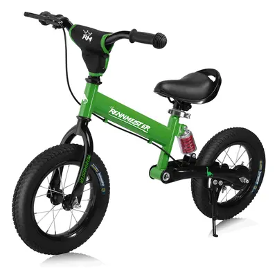 Draisienne verte Rennmeister vélo sans pédales pour enfant