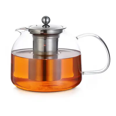 Théière en verre borosilicate 1,5 L avec filtre