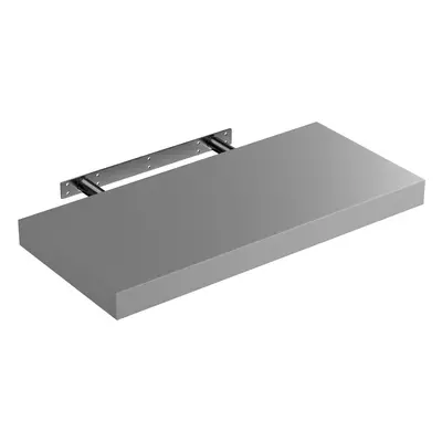 Etagère murale flottante 50cm max. 15kg gris MDF robuste support de fixation