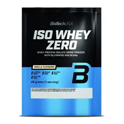 Sachets de protéines sans lactose Biotech USA iso whey zero - Vanille - 25g