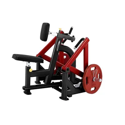 Appareil de musculation rangée assise charge plaque Steelflex