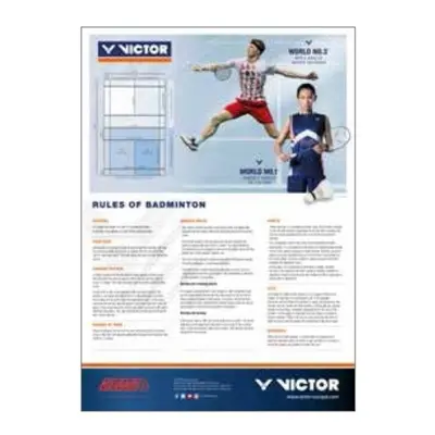 Livre des règles du badminton Victor A2