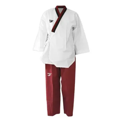 Dobok de Taekwondo poomsae brodé col Y fille Dorawon Poom