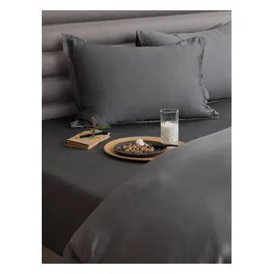 Taie d'oreiller en coton égyptien Home by TEMPUR® Anthracite 70 x 50 CM