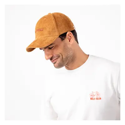 Casquette velours Marron