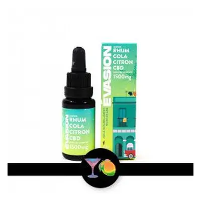 Huile de CBD Évasion Rhum Cola Citron - DoC CBD 1500mg de CBD - Le Dispensaire : nos produits CB