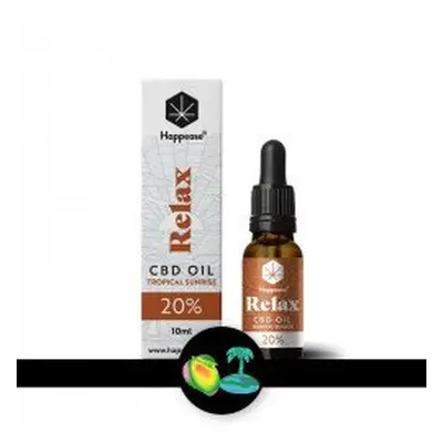 Huile de CBD Relax Tropical Sunrise - Happease 40% - Le Dispensaire : nos produits CBD en vente