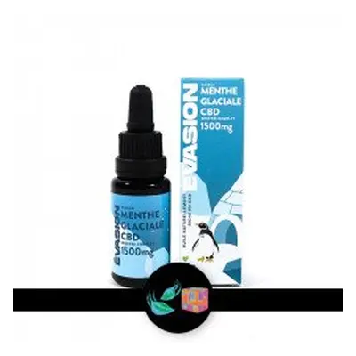 Huile de CBD Évasion Menthe Glaciale - DoC CBD 1500mg de CBD - Le Dispensaire : nos produits CBD