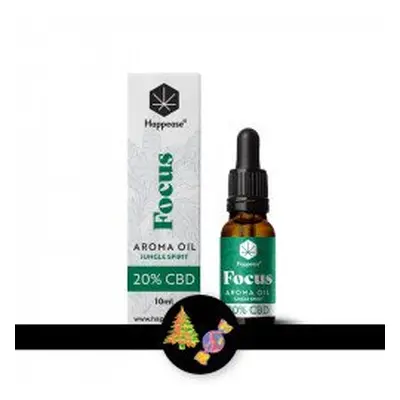 Huile de CBD Focus Jungle Spirit - Happease 10% - Le Dispensaire : nos produits CBD en vente