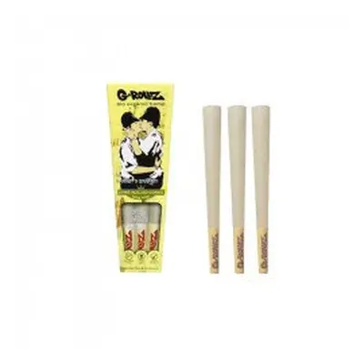 Cônes Pré-Roulés Organic Hemp Banksy's x3 - G-Rollz Design 2 - Hot Deals !