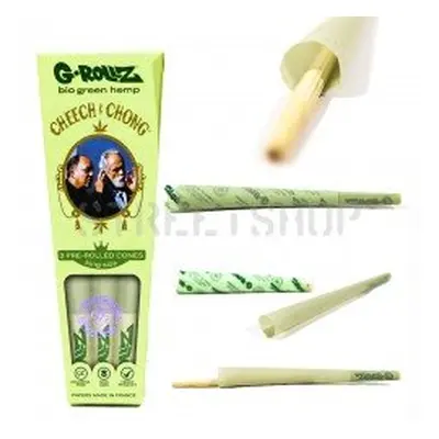 Cônes Green Hemp Cheech & Chong x3 - G-Rollz - Hot Deals !