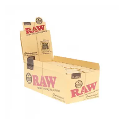 Boite de feuilles 1/4 + Pre-Rolled Tips Connoisseur - Raw - HeadShop