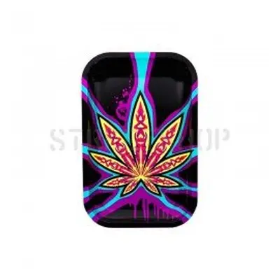 Plateau métal Neon Leaves - Fire-Flow - HeadShop