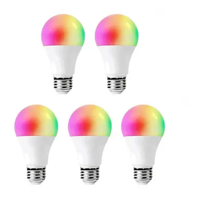 Pack de 5 Ampoule LED Smart Zigbee E27 RGB+CCT - R9077-5pack - Woox