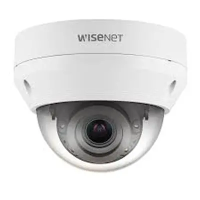 Caméra de surveillance Dôme réseau IR anti-vandalisme 5MP avec objectif varifocal - HANWHA