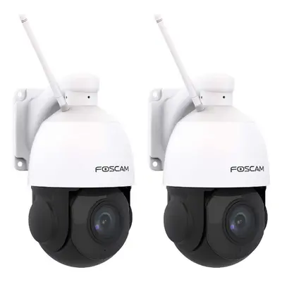 Lot de 2 caméras IP Wi-Fi dôme PTZ 2MP avec zoom optique x18 - FOSCAM SD2X