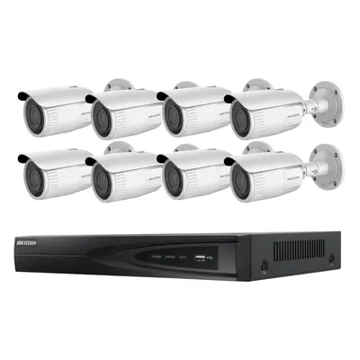 Kit vidéosurveillance 8 caméras bullet - Hikvision