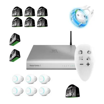 Kit domotique box Z-Wave Home Center 2 - Pilotage volets roulants / radiateurs / éclairage / pri