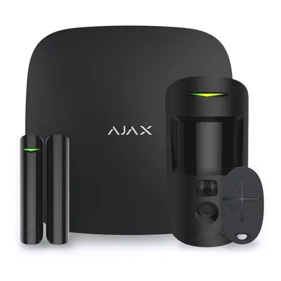 Alarme maison sans fil Ajax Hub 2 Plus - Kit 1 - Noir