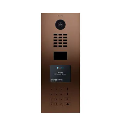 Portier vidéo IP Multi-locataires - Doorbird D21DKV Finition Bronze