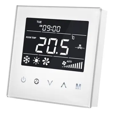 Thermostat Z-Wave pour ventilo-convecteur 2 tubes Blanc - MCO HOME